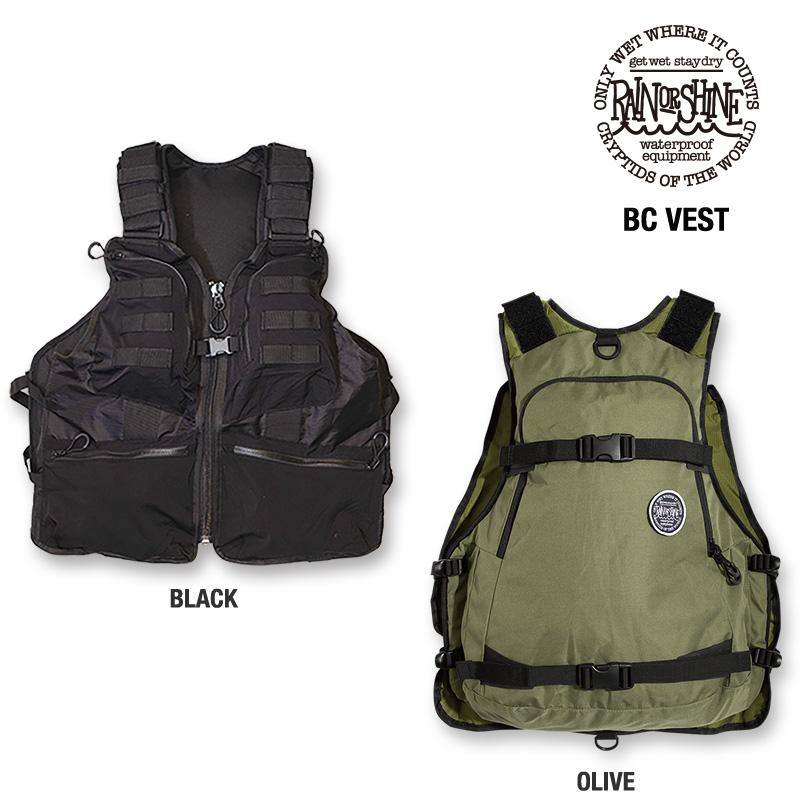 早期予約商品】RAIN OR SHINE BC VEST / 2026-2027モデル バック