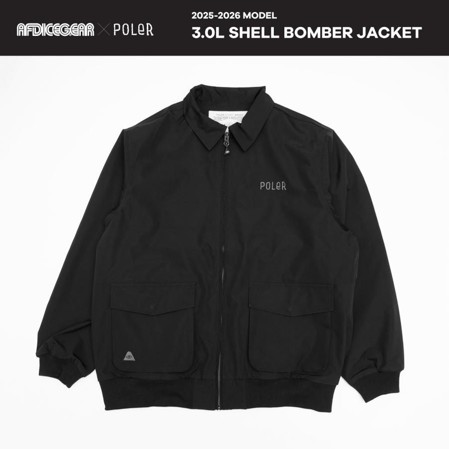 POLeR（ポーラー） 2025-2026 AFDICEGEAR x POLeR 3.0L SHELL BOMBER
