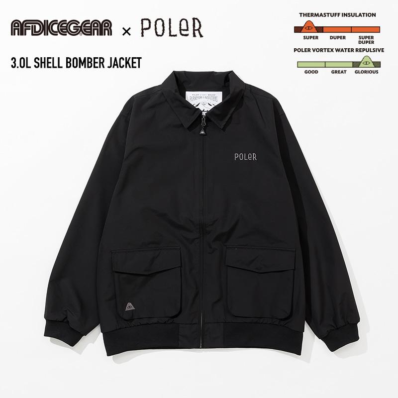 AFDICEGEAR × POLeR 3.0L SHELL BOMBER JACKET / エーエフディーアイスギアとポーラーのコラボレーション | POLeR
