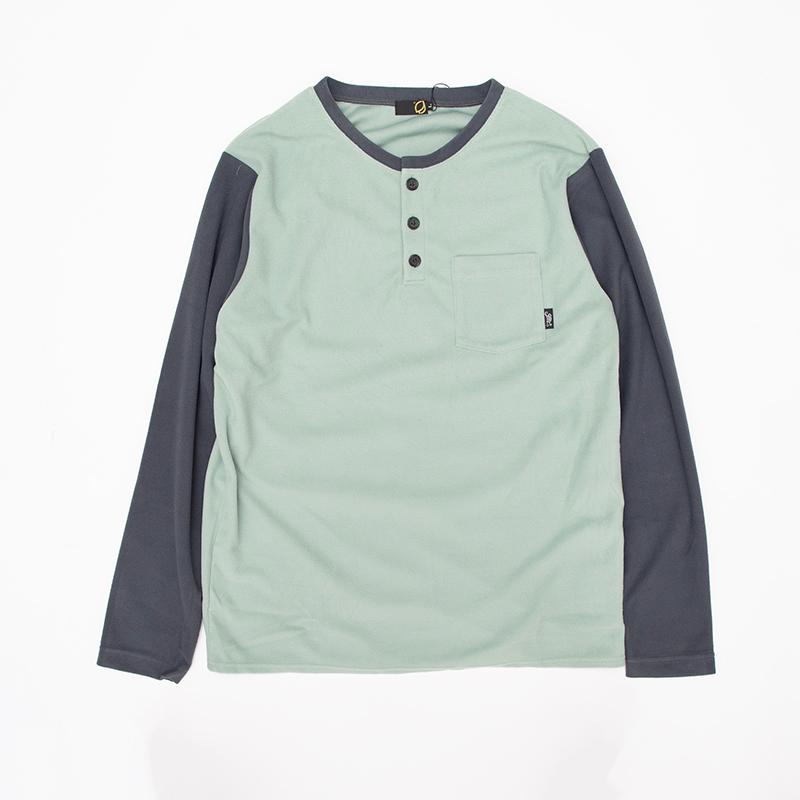 green（グリーン） 2023-2024 green clothing LIGHT FLEECE HENLEY