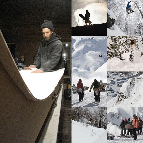 POWDER JET snowboards 「P-TEX」エッヂ付き,滑走材付きタイプの