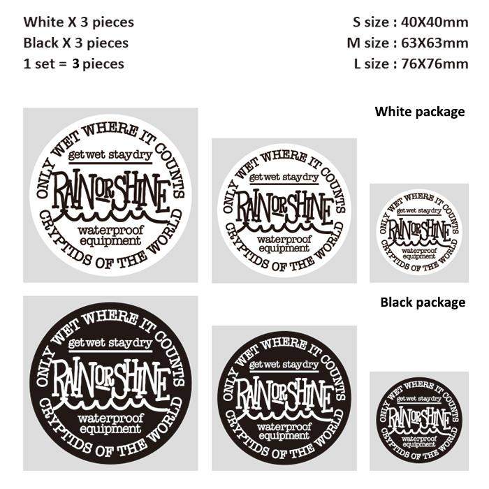 RAIN OR SHINE Sticker Package 3 pieces / レインオアシャイン