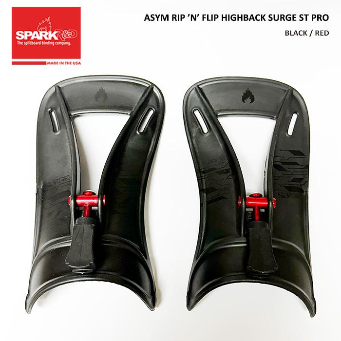 Spark R&D ASYM RIP 'N' FLIP HIGHBACK SURGE ST PRO BLACK-RED