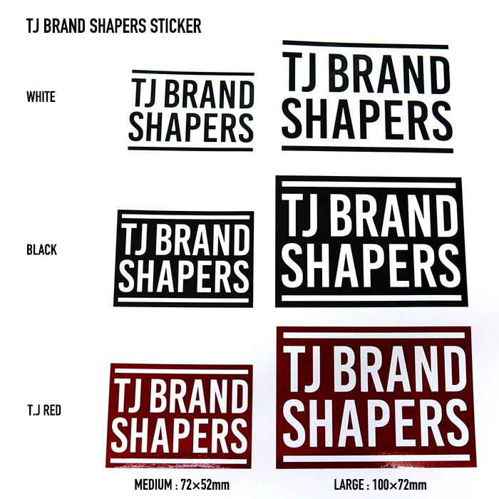 TJ BRAND ORIGINAL Shapers Sticker 2pack / ティージェイブランド オリジナル シェイパーズステッカー ...