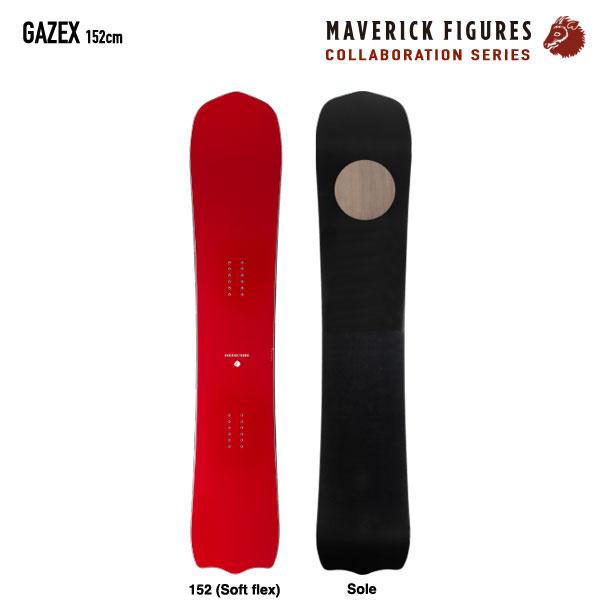 スノーボード MAVERICK FIGURES GaZex 152cm GAZEX 152cm T.J Brand original × MAVERICK FIGURES Collaboration