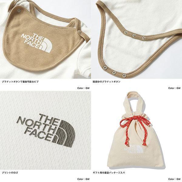 THE NORTH FACE NTB12202 Baby S/S Rompers & 2P Bib / ザ THE NORTH FACE NTB12202 Baby S/S Rompers & 2P Bib / ザ
