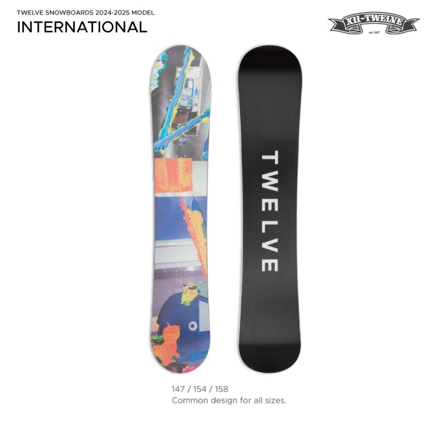 twelve 【2024-2025 model 】Twelve snowboards International 2025