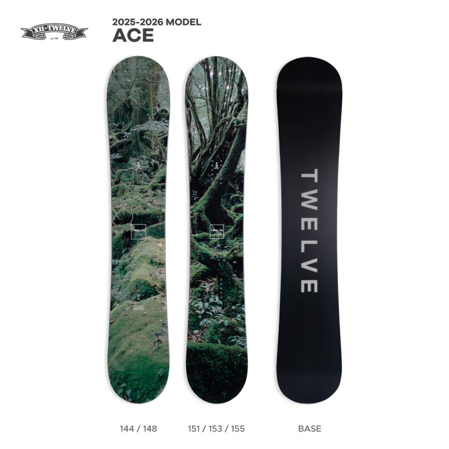 ウィンタースポーツ 18-19 TWELVE ACE 144 スノーボード オガサカ