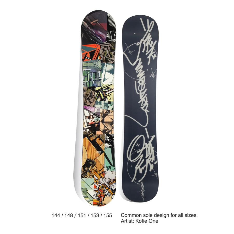 Twelve スノーボード　ACE 153cm 25-26モデル twelve（トゥエルブ） 【先行予約】 2026-2027 model Twelve