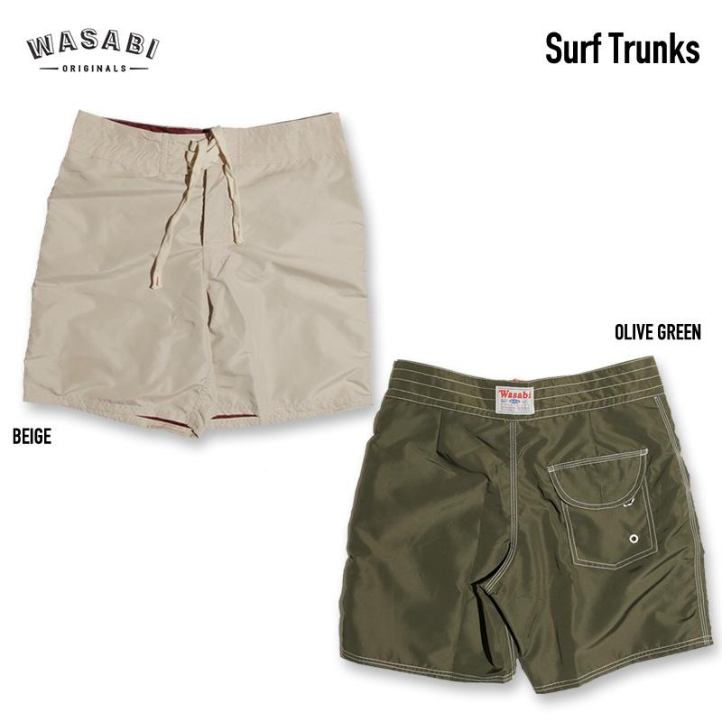 WASABI ORIGINALS SURF TRUNKS / ワサビ サーフトランクス ボード