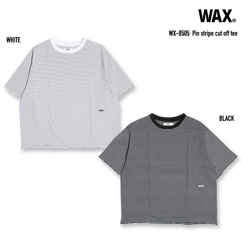 WAX（ワックス） WAX Pinstripe cut off tee / ワックス ピン