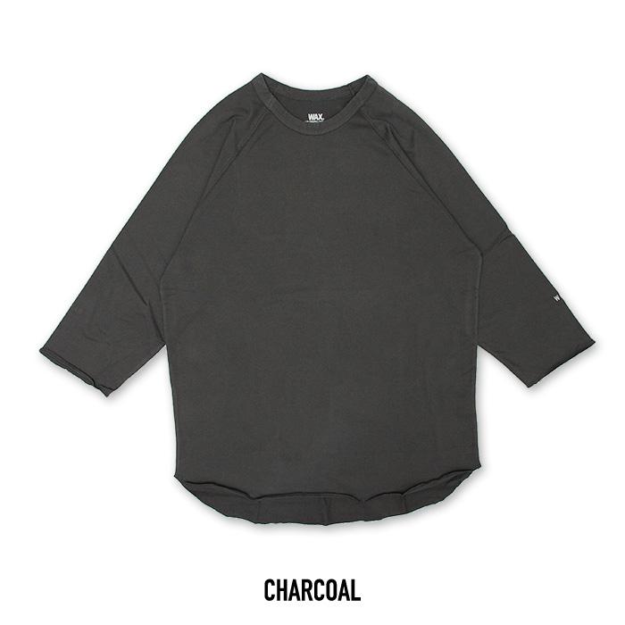 WAX（ワックス） WAX 3/4 sleeve cut saw / ワックス 七分袖Tシャツ