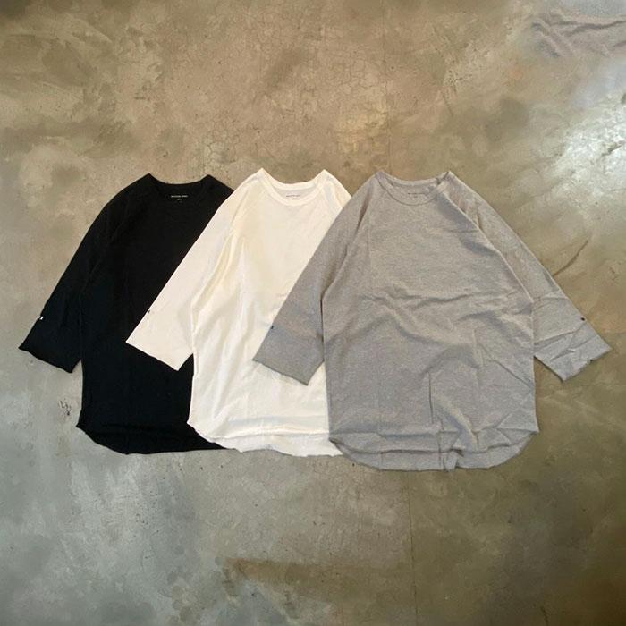 WAX（ワックス） WAX 3/4 sleeve cut saw / ワックス 七分袖Tシャツ 