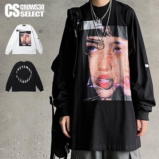 メンズファッション メール便指定可能 ロングtシャツ メンズ ストリート系 ロンt 女性 レディー セクシープリント フォト カットソー インポート 春 秋 冬 新作 お兄系 個性的 V系 ホスト Zpz6tae07b Www Robertgillow Co Uk