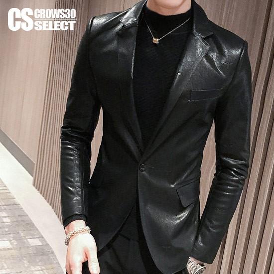 テーラードジャケット メンズ Pu レザージャケット ダブルジャケット モードファッション インポート ブレザー19 秋 冬 新作 個性的 お兄系 ホスト V系 A 9 Pu Jkt オラオラ系 ファッション Busta 通販 Yahoo ショッピング