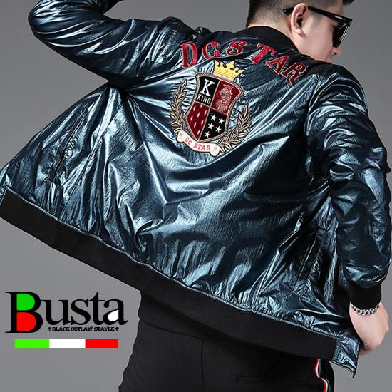 スタジャン メンズ オラオラ系 トラックジャケット 刺繍 Ma1 Ma 1 エンブレム ライン イタリアン インポート お兄系 悪羅悪羅系 ストリート 系ファッション D 0 Dcstar Ma1 オラオラ系 ファッション Busta 通販 Yahoo ショッピング