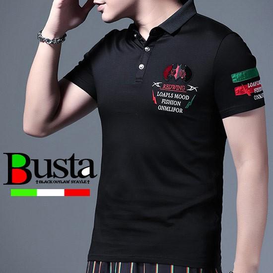 正規店仕入れの ポロシャツ メンズ オラオラ系 刺繍 ライン エンブレム イタリアン Tシャツ 半袖 インポート 悪羅悪羅系 お兄系 ストリート系 父の日 プレゼント D 0 So2line Hpolo オラオラ系 ファッション Busta 通販 Yahoo ショッピング 最安値に挑戦