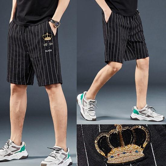 ハーフパンツ メンズ オラオラ系 ショートパンツ 刺繍 エンブレム ストライプ リゾート インポート 夏服 新作 悪羅悪羅系 ストリート 系ファッション D 0 St Ev Shpt オラオラ系 ファッション Busta 通販 Yahoo ショッピング