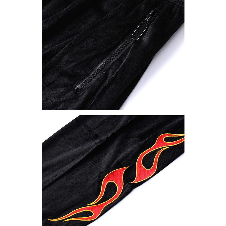 セットアップ メンズ オラオラ系 ジャージ 上下セット 刺繍 ファイヤーパターン 部屋着 ルームウェア お兄系 悪羅悪羅系 ストリート系 父の日 プレゼント |  | 07