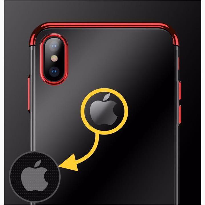 iPhone XR 赤枠ケース+強化ガラスフィルムセット : busybees