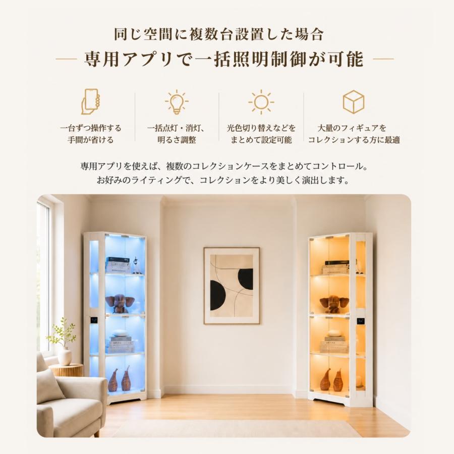 BTM 【爆買☆最大+7％】コレクションケース コーナーキャビネット