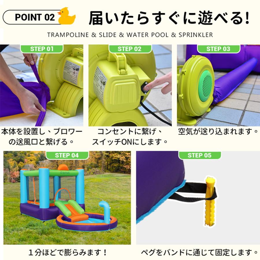 大型 プール エアー 遊具 滑り台 ビニールプール 大型プール トランポリン すべり台 大型遊具 エアー遊具 キッズハウス プレイハウス プレゼント お子様1
