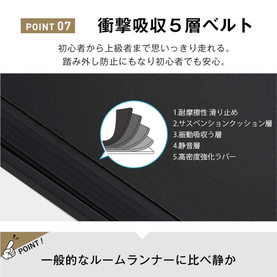 電動ランニングマシン ルームランナー 低床設計 薄型 MAX6km/h BTM シンプル マカロン色 オシャレ ダイエット器具 有酸素運動 静音 折りたたみ 家庭用｜busyman-jp｜13