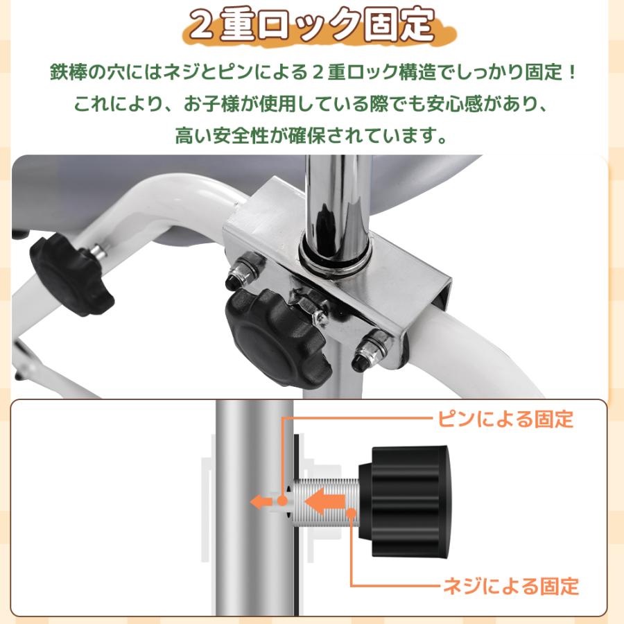 トランポリン　鉄棒付き　グレー トランポリン ベビーサークル 鉄棒 吊り輪付き セーフティネット
