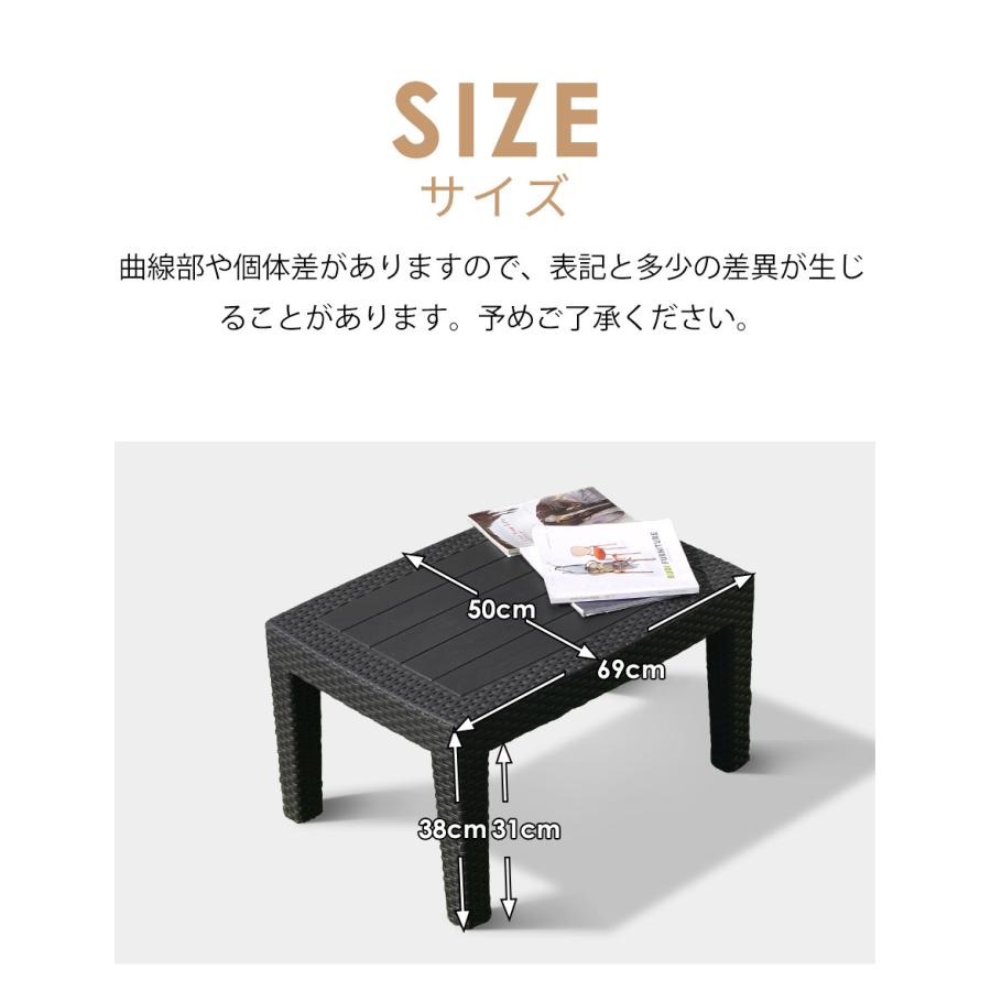 5のつく日☆全品5%OFF】ラタン調 ガーデンファニチャー 4点 ガーデン