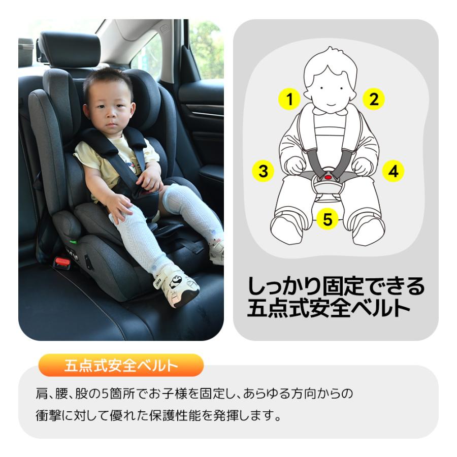 安全な5点式シートベルトのチャイルドシート 日曜日特典☆全品5%OFF！】新安全基準R129適合 チャイルドシート