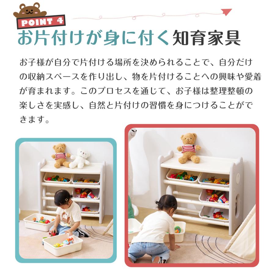 BTM おもちゃ 収納 ラック 3段 棚 おもちゃ箱 絵本棚 スリム BTM おもちゃ 収納 ラック 3段 棚 おもちゃ箱 絵本棚 スリム