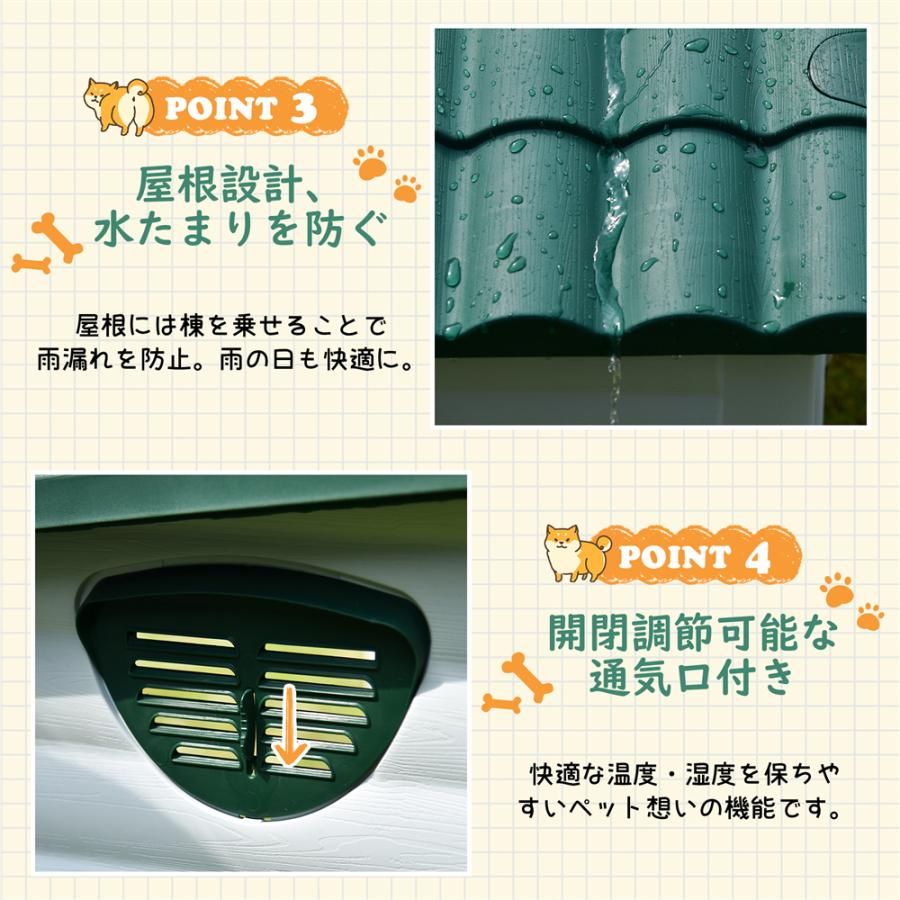 BTM 【全品P5倍☆今夜20時〜4H限定！】犬小屋 ドア付き ペットハウス