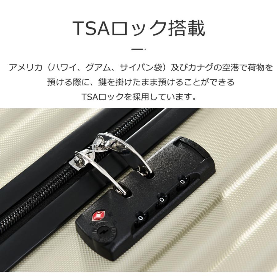 スーツケース Mサイズ 軽量 キャリーケース キャリーバッグ USBポート ストッパー付き TSAロック 中型 フック 3-7日 大容量 ダブルキャスター TANOBI BY851｜busyman-jp｜20
