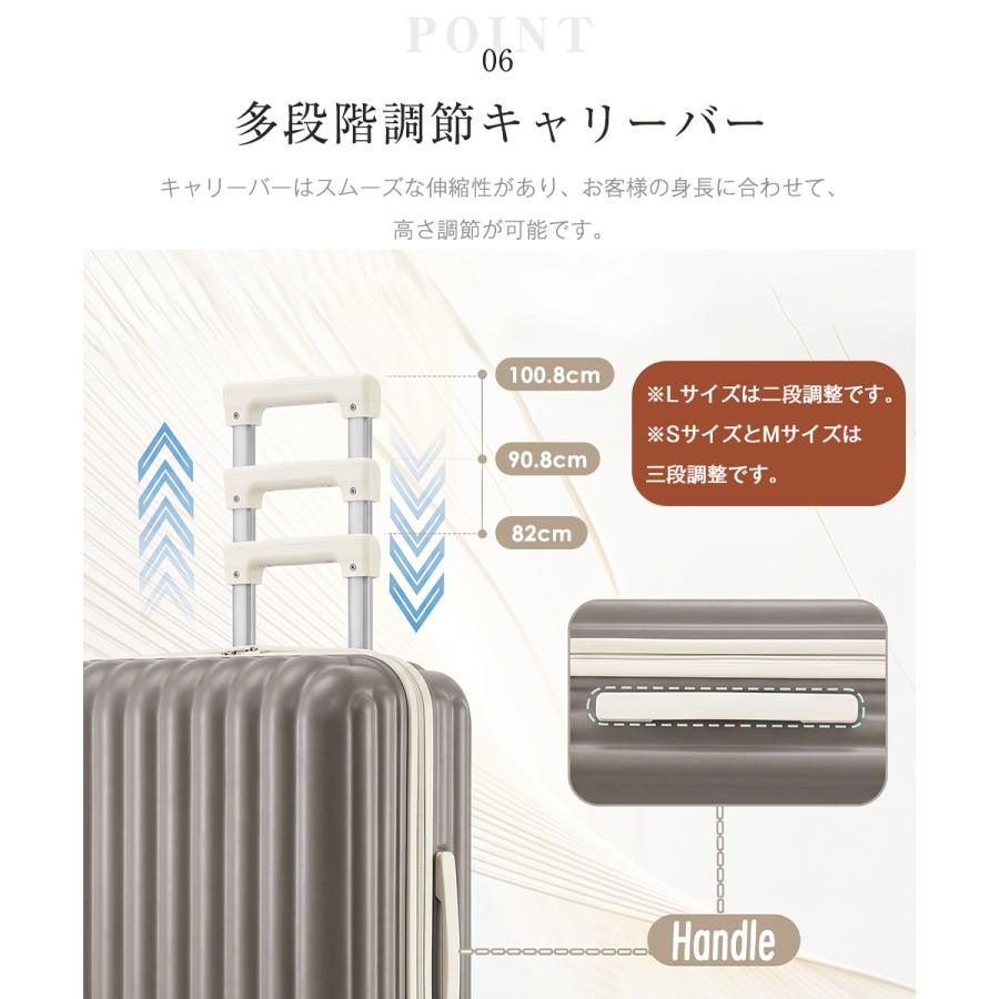 スーツケース 機内持込 軽量 キャリーケース USBポート ドリンク