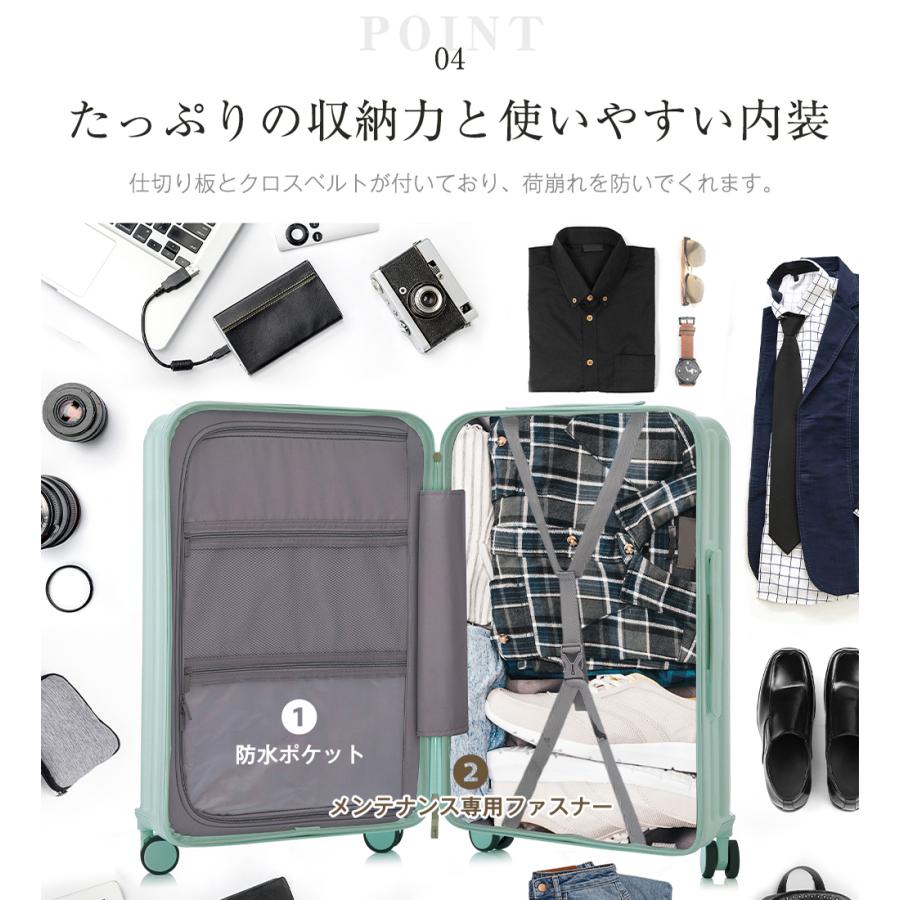 日曜日☆全品5%OFF！】スーツケース 機内持込 軽量 キャリーケース USB