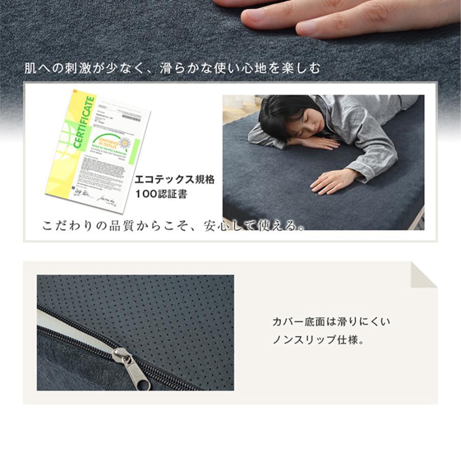 BTM マットレス セミダブル 高反発マットレス 一体式 腰痛対策 120×195