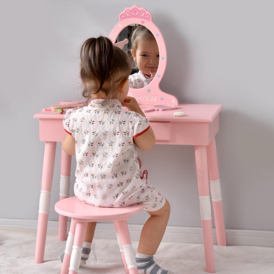 在庫一掃 おままごとドレッサー 子供用 ドレッサー 木製 スツール付き 引き出し 1年保証 お化粧 ミラー 化粧台 鏡台 小物付きません Wf2107 スーツケースの専門店busyman 通販 Yahoo ショッピング