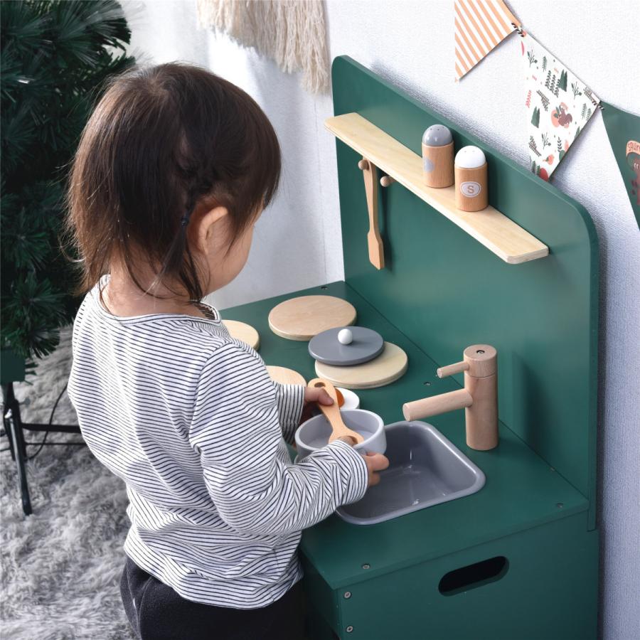 BTM おままごと キッチン 木製 誕生日 調理器具付き 知育玩具 BTM おままごと キッチン 木製 誕生日 調理器具付き 知育玩具