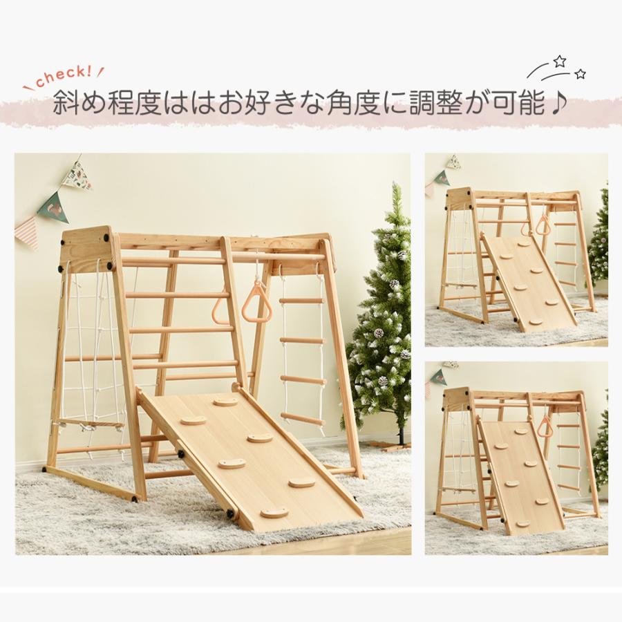 BTM 【人気商品再入荷】ジャングルジム 折りたたみ 滑り台 室内