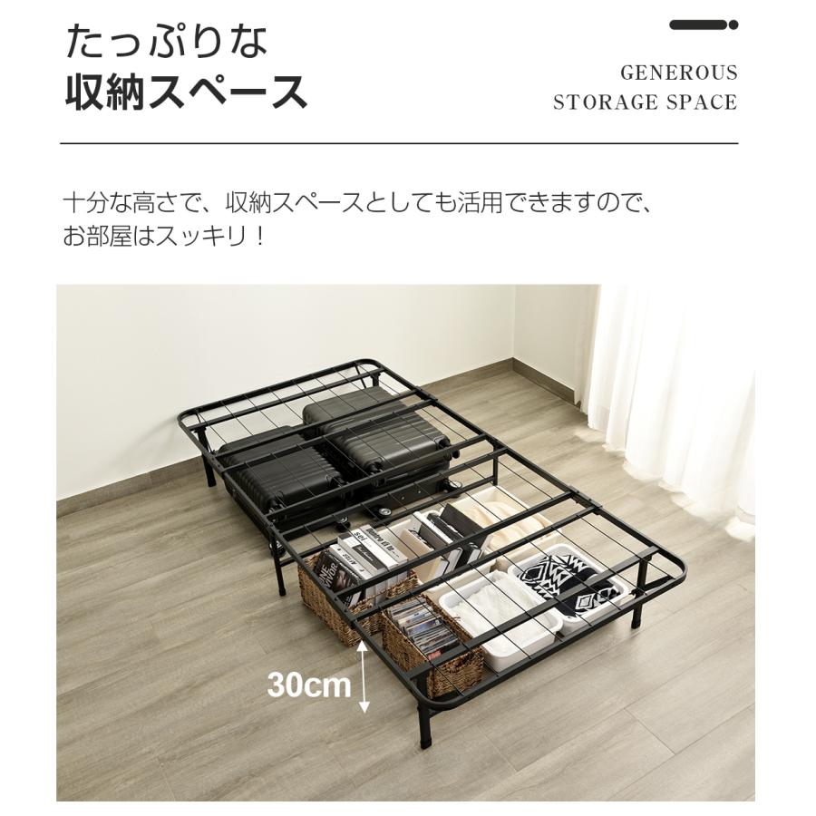 BTM パイプベッド 折りたたみ ベッド ベッドフレーム シングル BTM パイプベッド 折りたたみ ベッド ベッドフレーム シングル