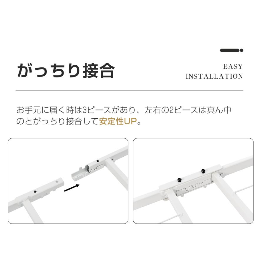 BTM パイプベッド 折りたたみ ベッド ベッドフレーム シングル