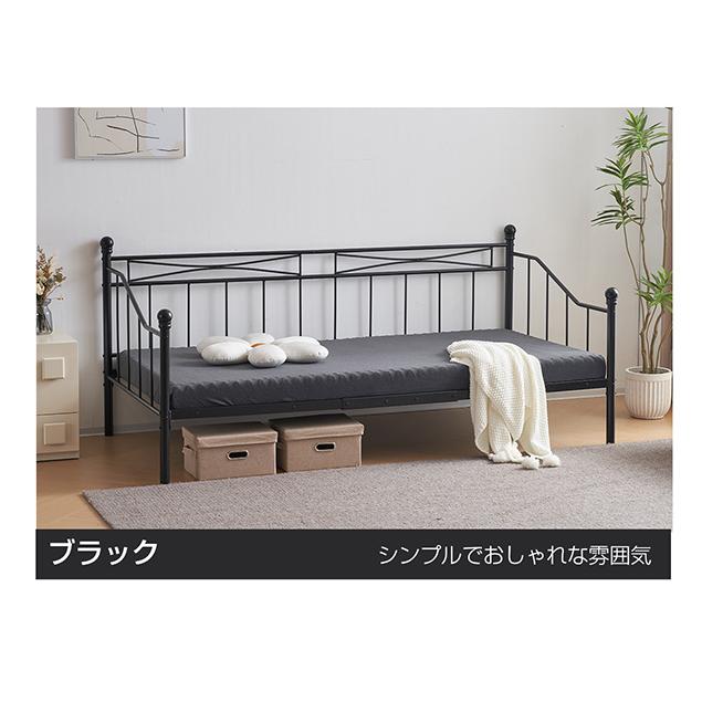 BTM シングルベッド パイプベッド ベッドフレーム 収納 おしゃれ 北欧