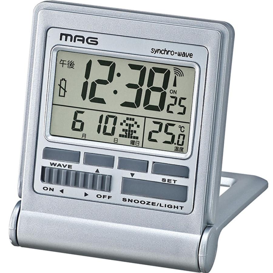 目覚まし時計 置き時計 置時計 ミネルバ 卓上 電波 デジタル シルバー Mag マグ T 714 Sm Z Mag マグ ノア精密 noac0491 Butler 通販 Yahoo ショッピング