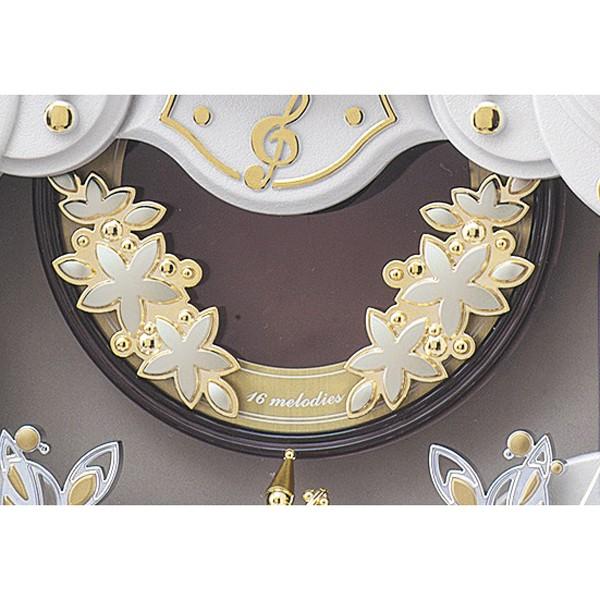 SEIKO（セイコー） 掛け時計 壁掛け時計 からくり時計 電波時計