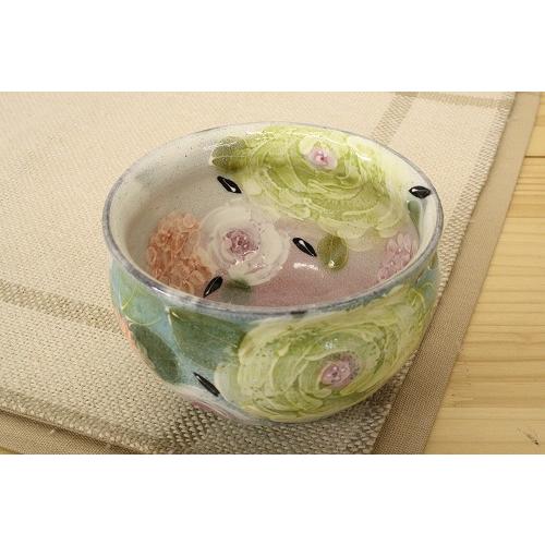 食器・キッチン用品 【新品・未使用】工房ゆずりは 緑彩ローズ