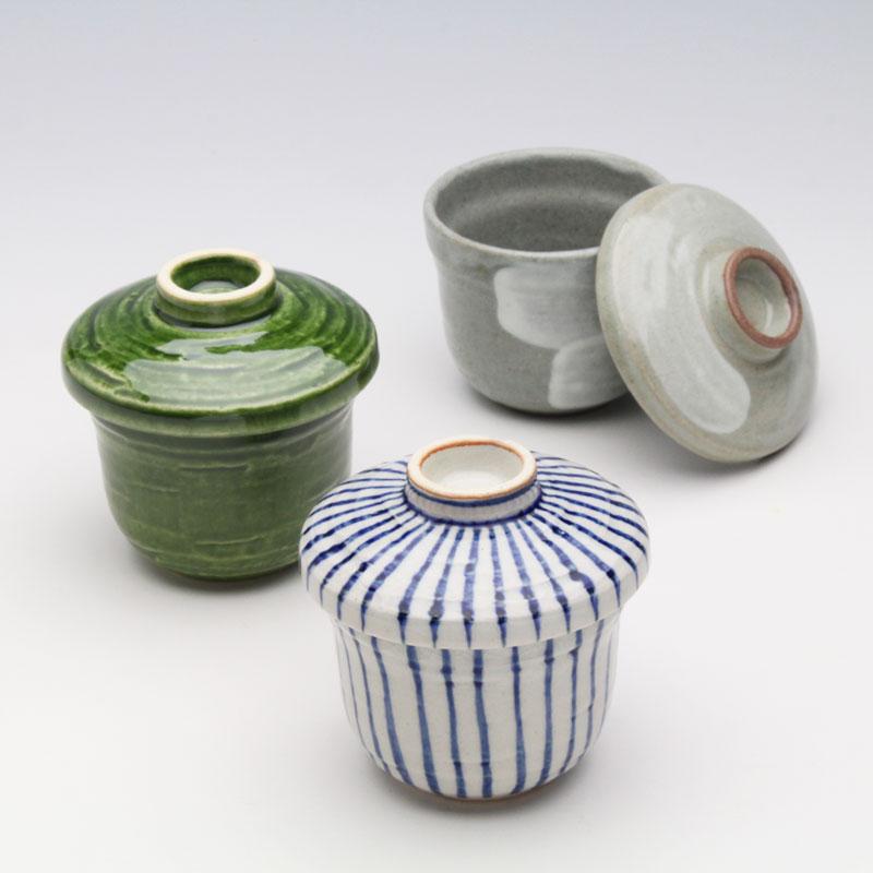 御深井十草 むし碗 230ml 蒸し碗 茶碗蒸し 蓋物 瀬戸焼 和食器 食器