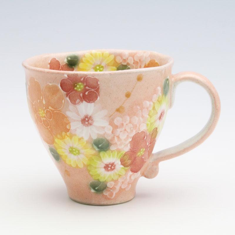 受注生産】工房ゆずりは 紅彩花化粧 マグカップ : 舞陶館 - 通販