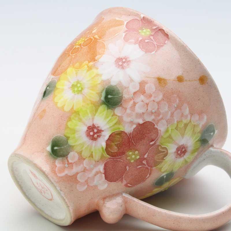受注生産】工房ゆずりは 紅彩花化粧 マグカップ : 舞陶館 - 通販
