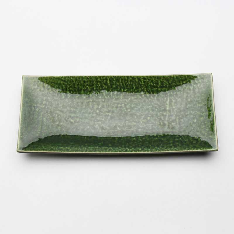 織部 長角皿 27×12cm 和食器 食器 角皿 焼物皿 プレート 和食 瀬戸焼