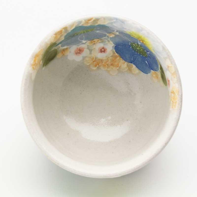 受注生産】工房ゆずりは 釉彩青花 福々碗（平型） : 舞陶館 - 通販